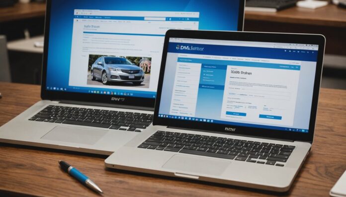 register vehicle online process