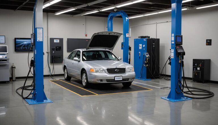 vehicle emissions testing process